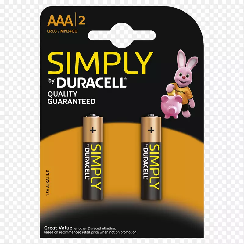 电动电池AAA电池Duracell碱性电池电压碱性