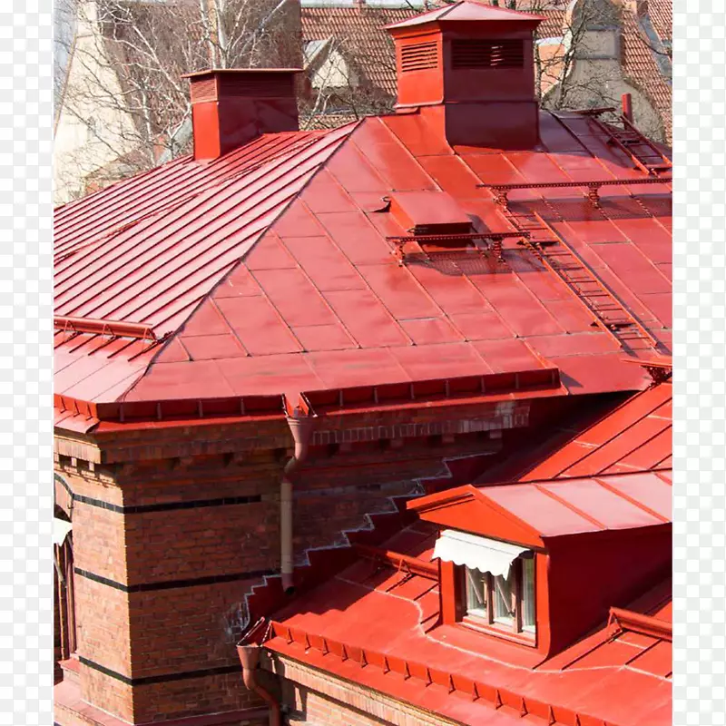 屋顶正面林达布砖匠起居室-罗特