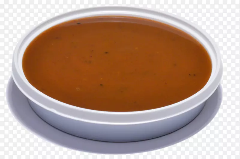 棕色肉汁芝士酱芝麻素汤