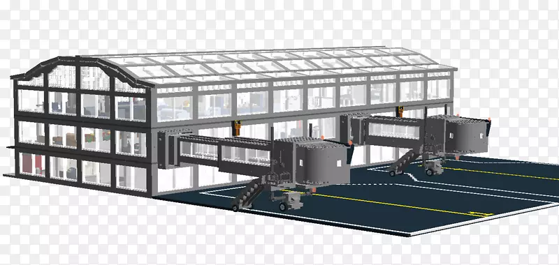 机场航站楼乐高电影机场入住乐高理念-机场大楼