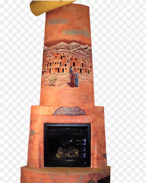 砖石烤箱-喀拉拉壁画