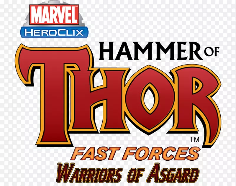 Thor HeroClix标志锤子品牌-雷神锤标志