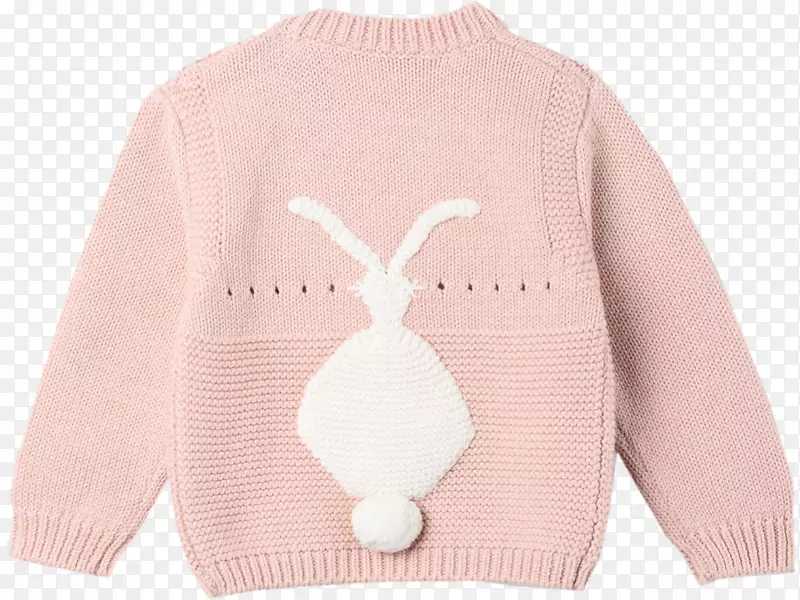 羊毛衫羊毛肩袖粉红色m-婴儿套衫