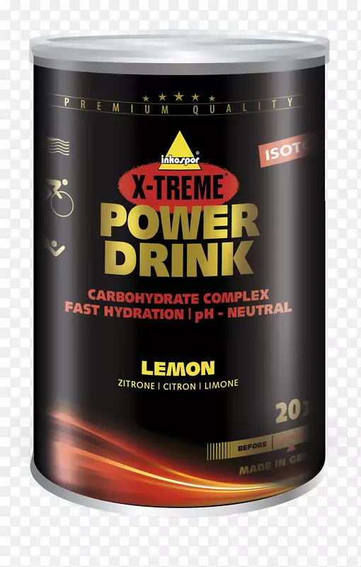 运动和能量饮料，品牌香橙-柠檬苏打水