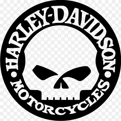 哈雷戴维森定制摩托车贴纸-摩托车