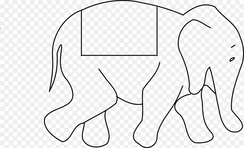 非洲象小狗印度象鼻-小狗