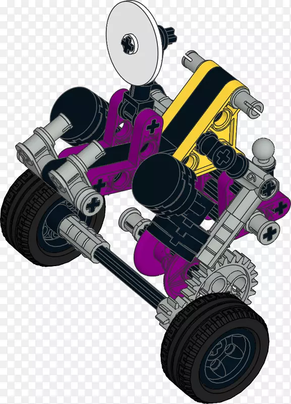 紫色创新床垫轮-车