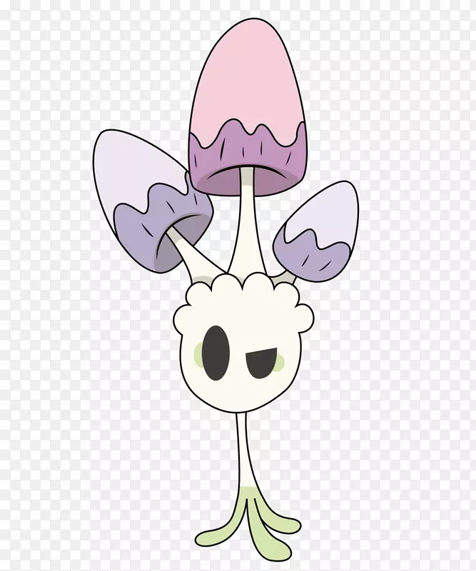 神奇宝贝日月阿罗拉扇子艺术-蘑菇蟹口袋妖怪
