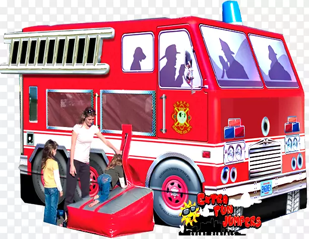 消防车充气保镖卡车机动车辆消防队