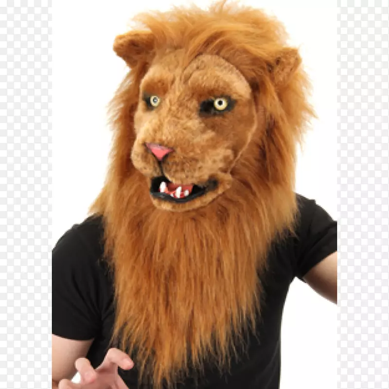 狮子面具猫服装-狮子