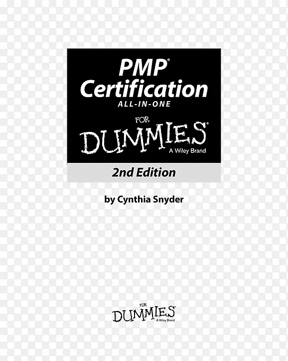 PMP认证-全合一桌面参考为假人品牌徽标字体.书名