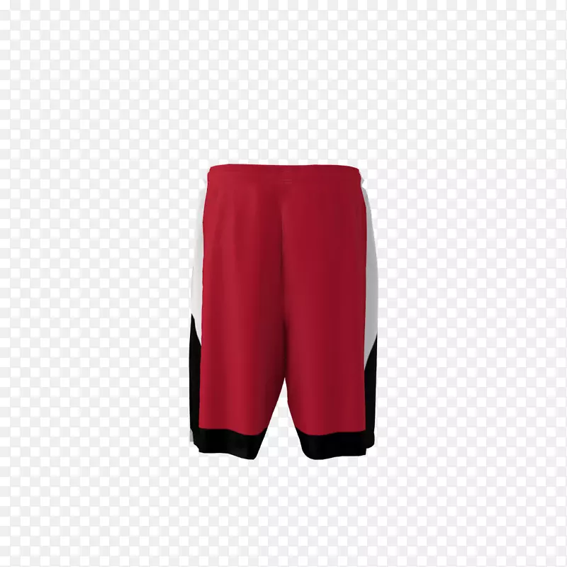 红色短裤设计