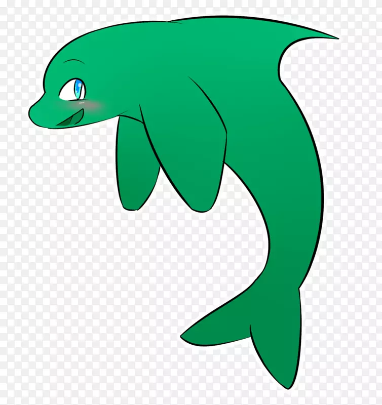常见宽吻海豚图库溪绿色动物剪贴画-海豚