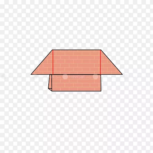 折纸房屋屋顶三角形卡通折纸