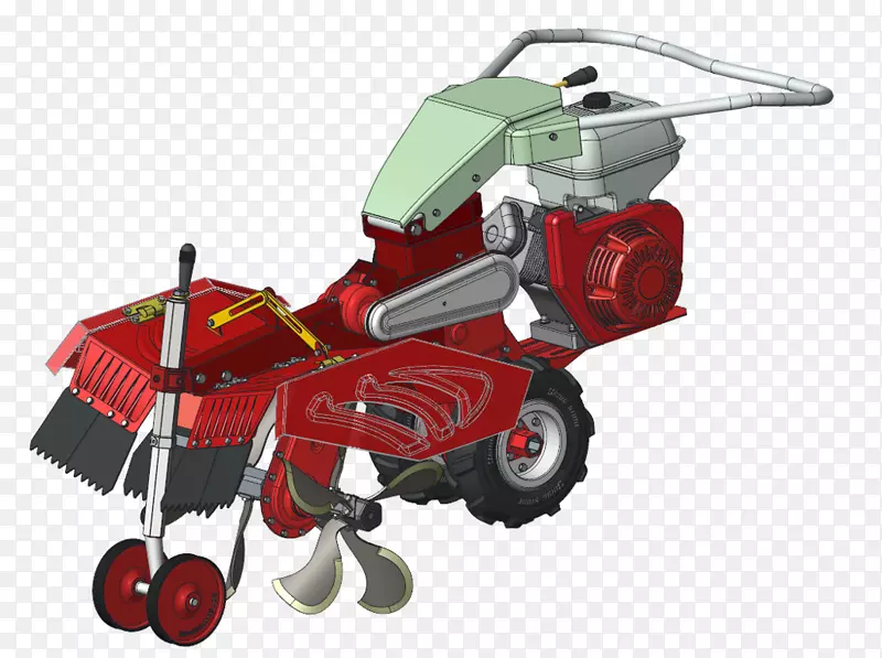 农机骑割草机机动车辆设计