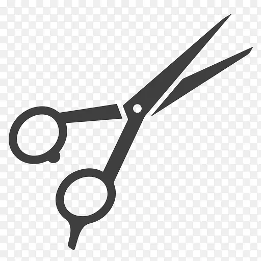 剪毛艺术剪刀，理发师，开放式梳子，剪刀