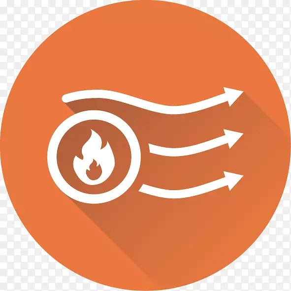 加热炉供暖系统集中供热空调热泵图标
