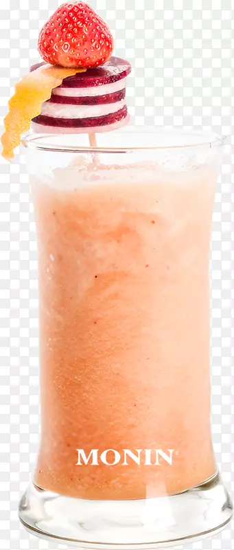 草莓汁奶昔不含酒精饮料鸡尾酒奶昔店