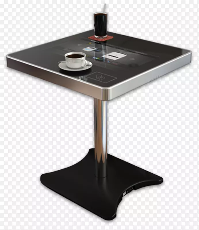 桌面触摸屏显示装置多点触摸咖啡显示台