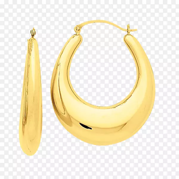 耳环产品设计机构珠宝香蕉箍耳环