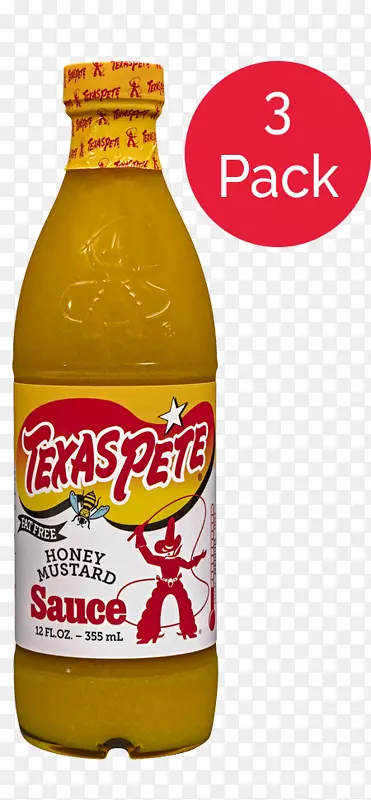 蜂蜜芥末酱德州皮特产品风味芥末酱