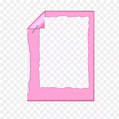 图案画框粉红色m字体矩形.紫色框
