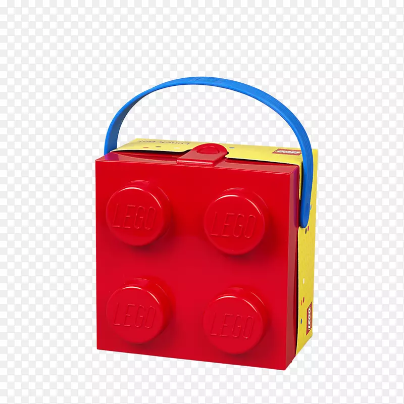 亚马逊网站午餐盒红色乐高塑料盒