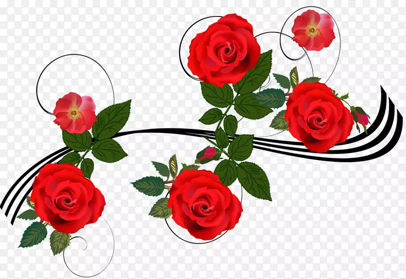 意象花园玫瑰玫瑰插花艺术