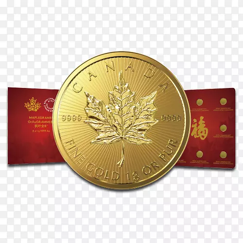 加拿大金枫叶皇家加拿大薄荷金币金叶