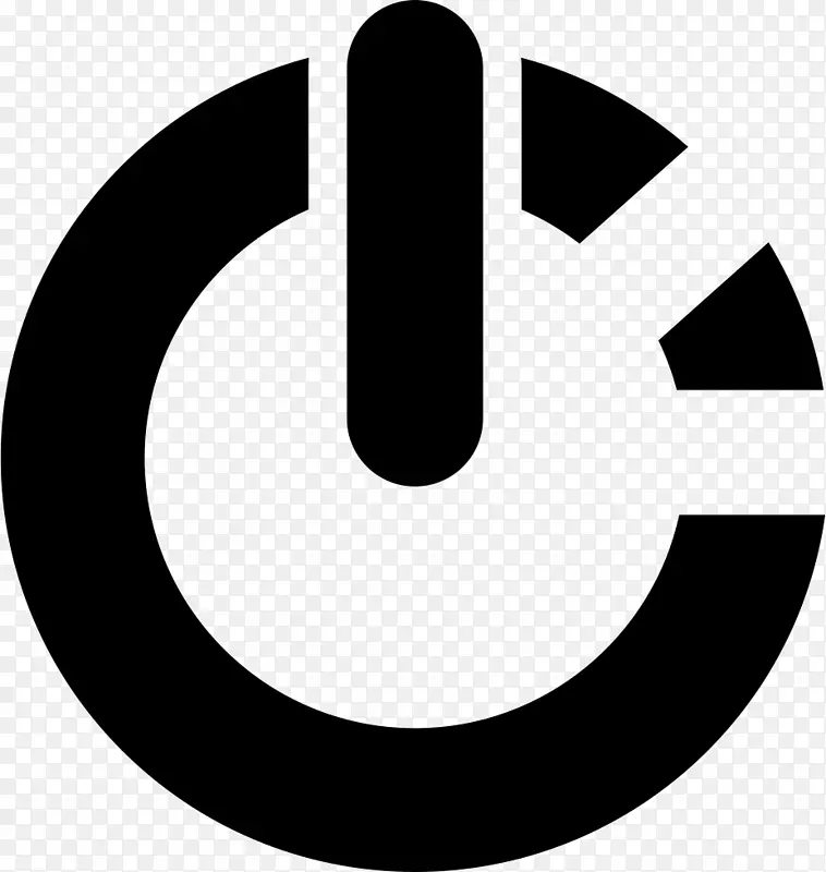 电源符号计算机图标可伸缩图形剪辑艺术符号