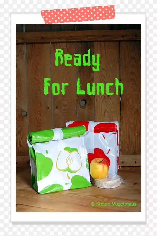 字体水果产品-午餐袋