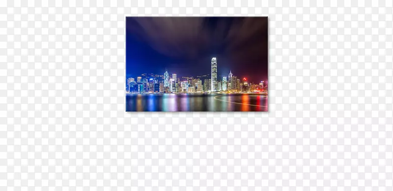 香港文字紫色大火魔杖之夜海报