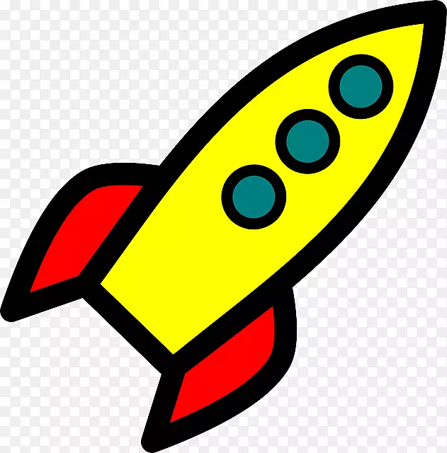 剪贴画航天器火箭开敞式绘图.玩具运输