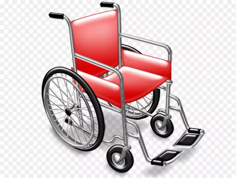 电脑图标轮椅残疾无障碍-轮椅