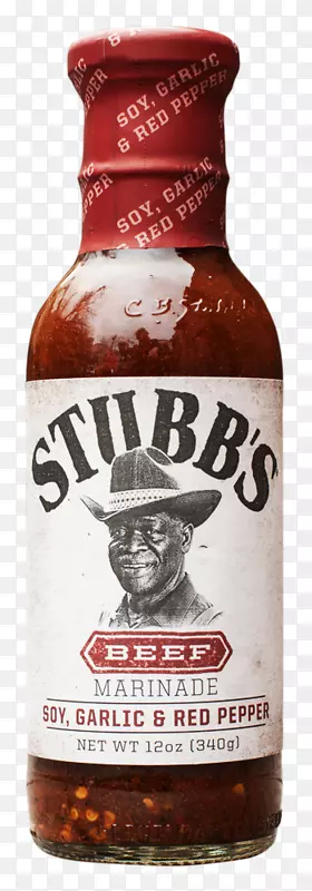 Stubb‘s bar-b-q烧烤酱拉扯碎红胡椒粉