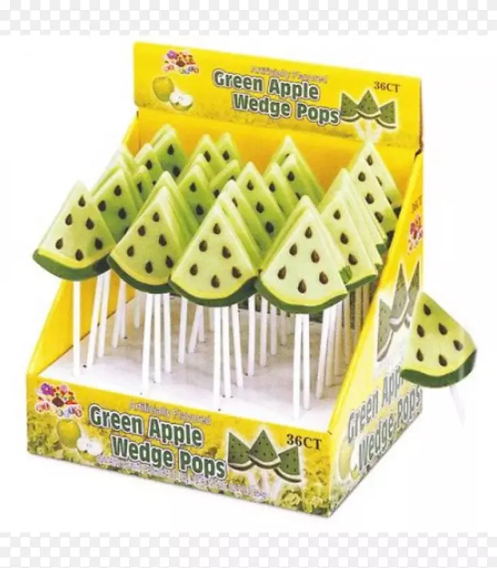 产品水果-绿色冰棒