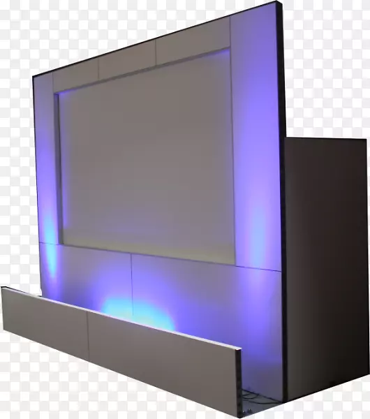 平板显示装置多媒体设计结构环绕灯