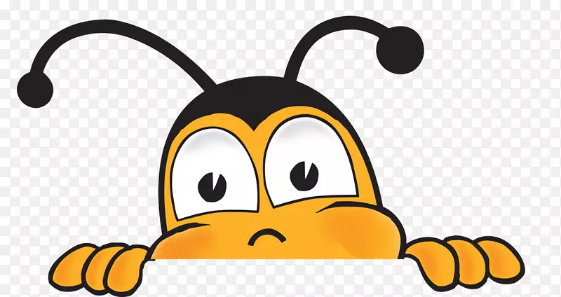 西方蜜蜂昆虫剪贴画卡通-蜜蜂