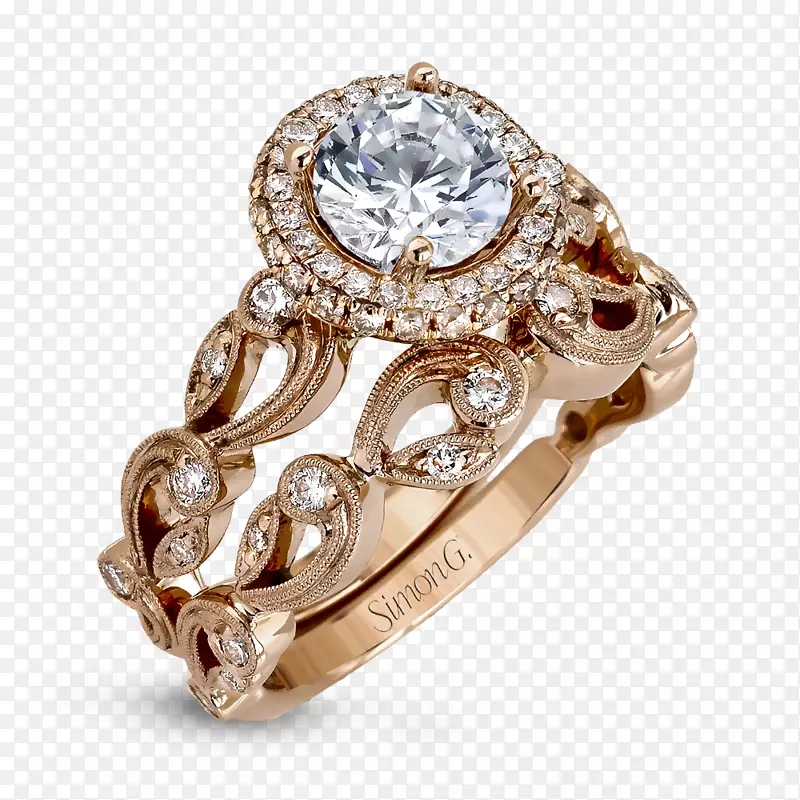 婚戒订婚戒指钻石色戒指