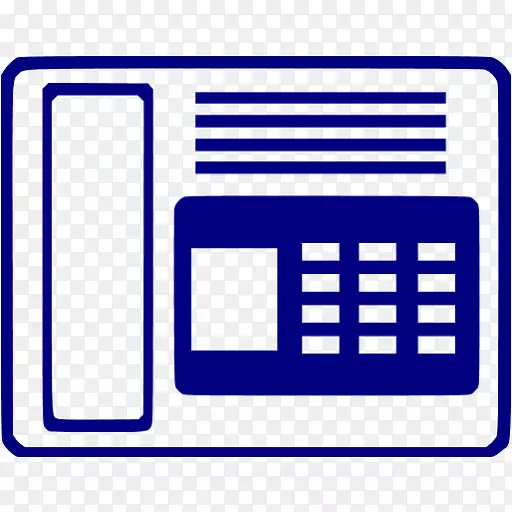 电话目录家庭和商务电话移动电话-海军蓝信笺设计