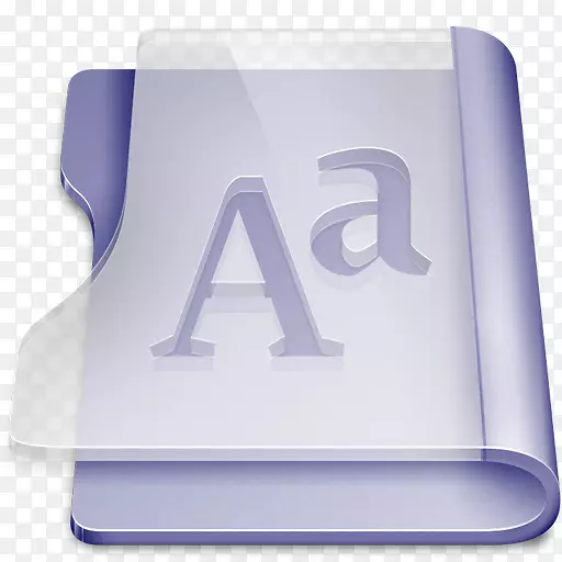 电脑图标目录演示程序移动应用程序-紫色字体