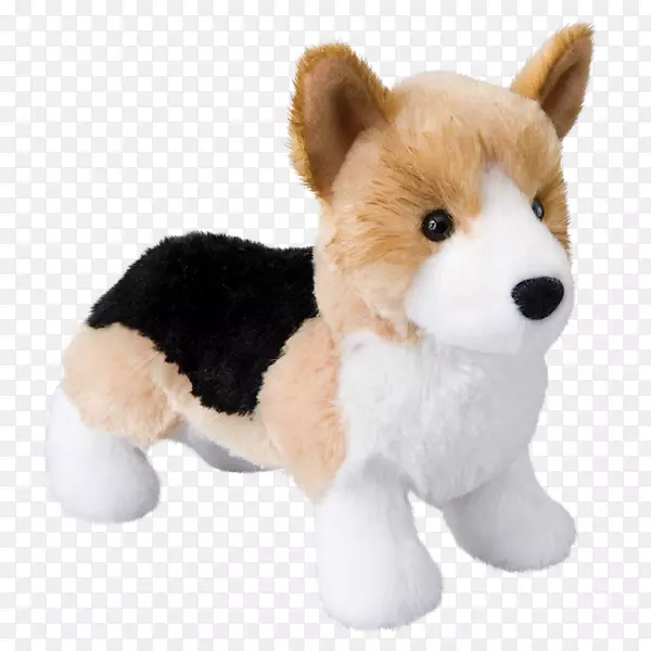 彭布罗克威尔士科吉伯恩塞山犬开衫威尔士小狗毛绒玩具&可爱的玩具-填充狗