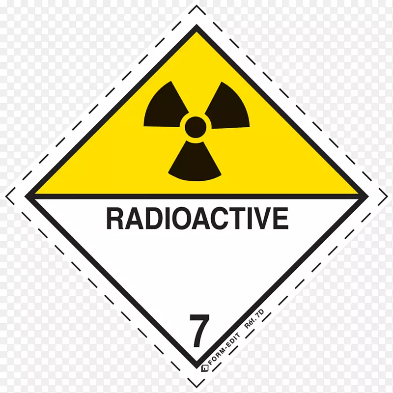 危险品危险货物类别7放射性物质标签危险货物类别9杂项危险符号-7d