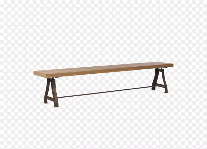 台式再生木材长凳木桌