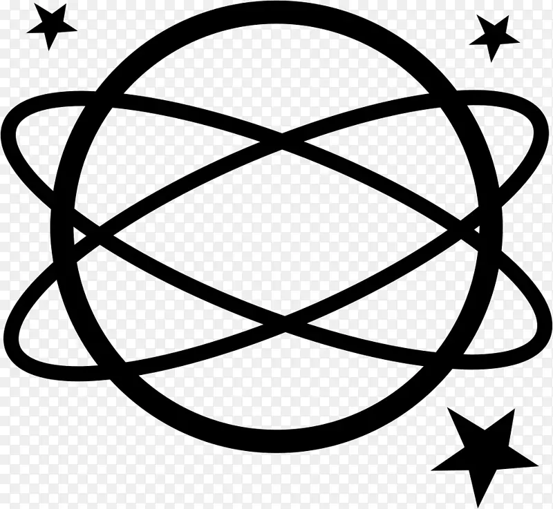 地球符号椭圆形地球元素符号
