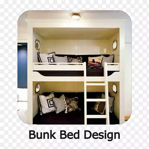 双层床卧室内部设计服务-床