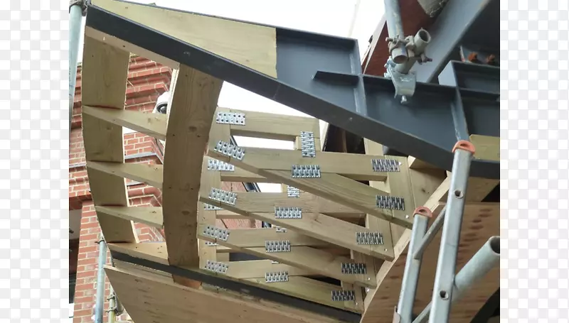 胶合板楼梯木材扶手钢地标建筑材料