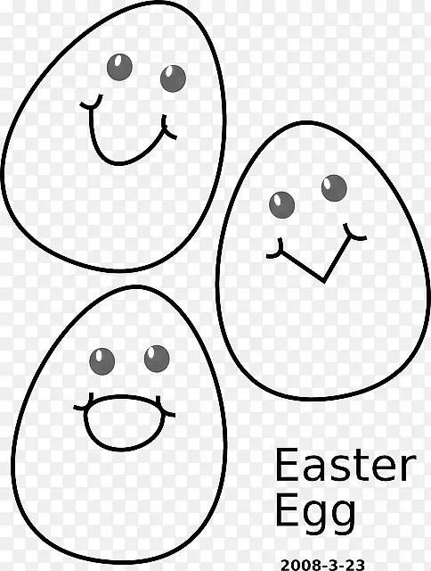复活节兔子剪贴画复活节彩蛋图形.分枝彩蛋