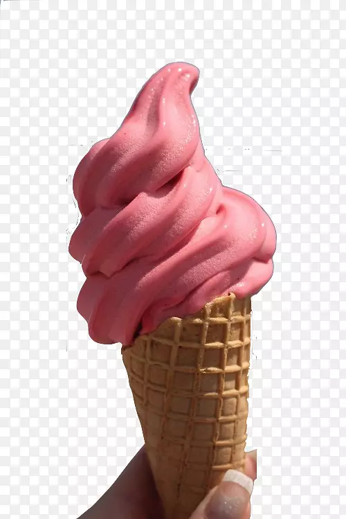 冰淇淋圆锥形软供应食品冰淇淋店-冰淇淋