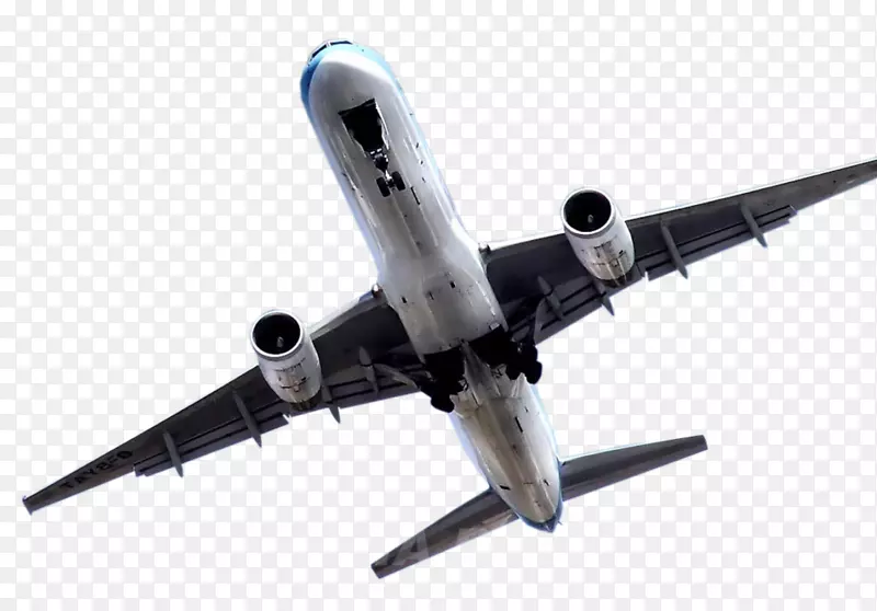 飞行飞机空运剪贴画：运输飞行飞机-飞机